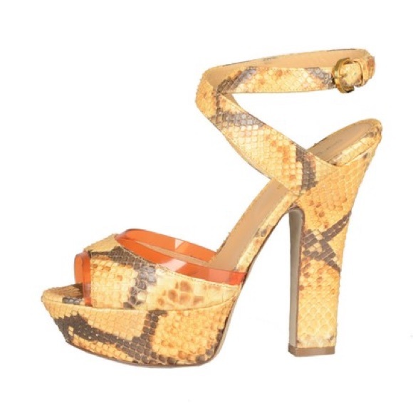 Sergio Rossi Python Heels - Picture 2 of 8